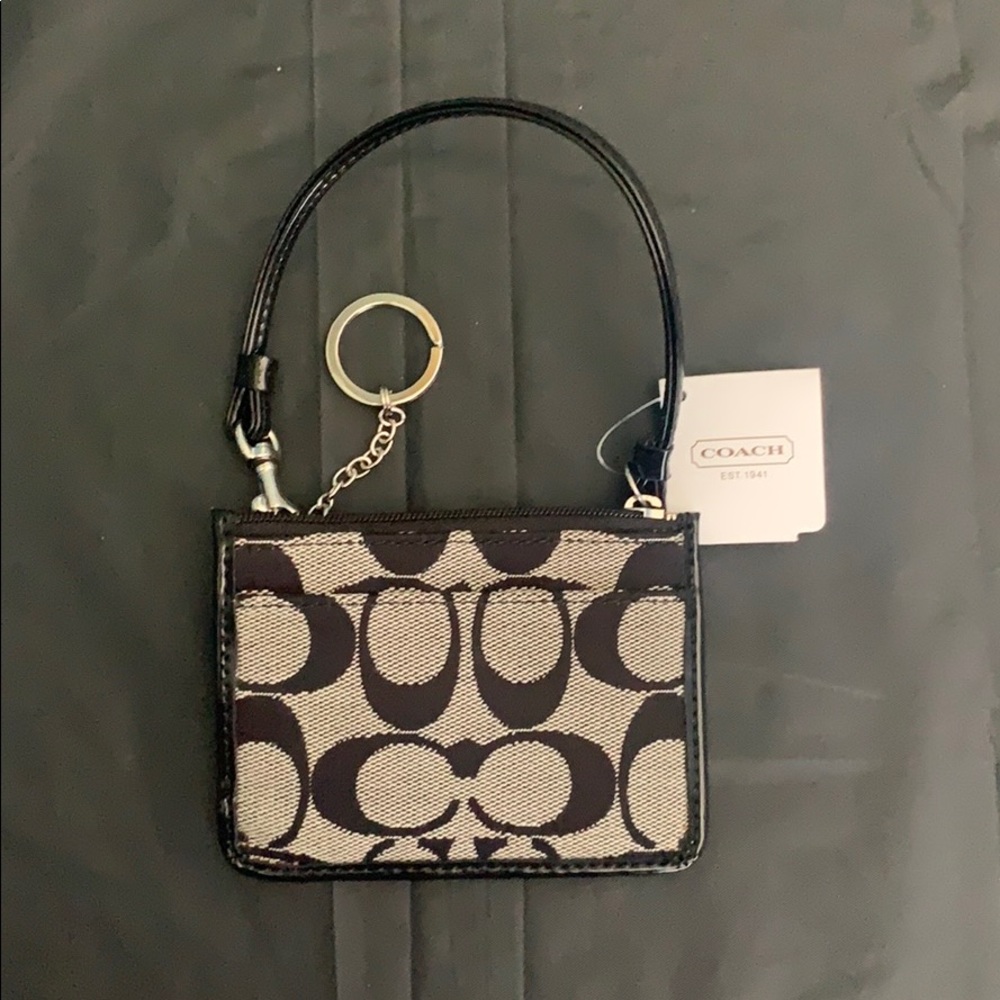 Coach Signature mini ID wallet